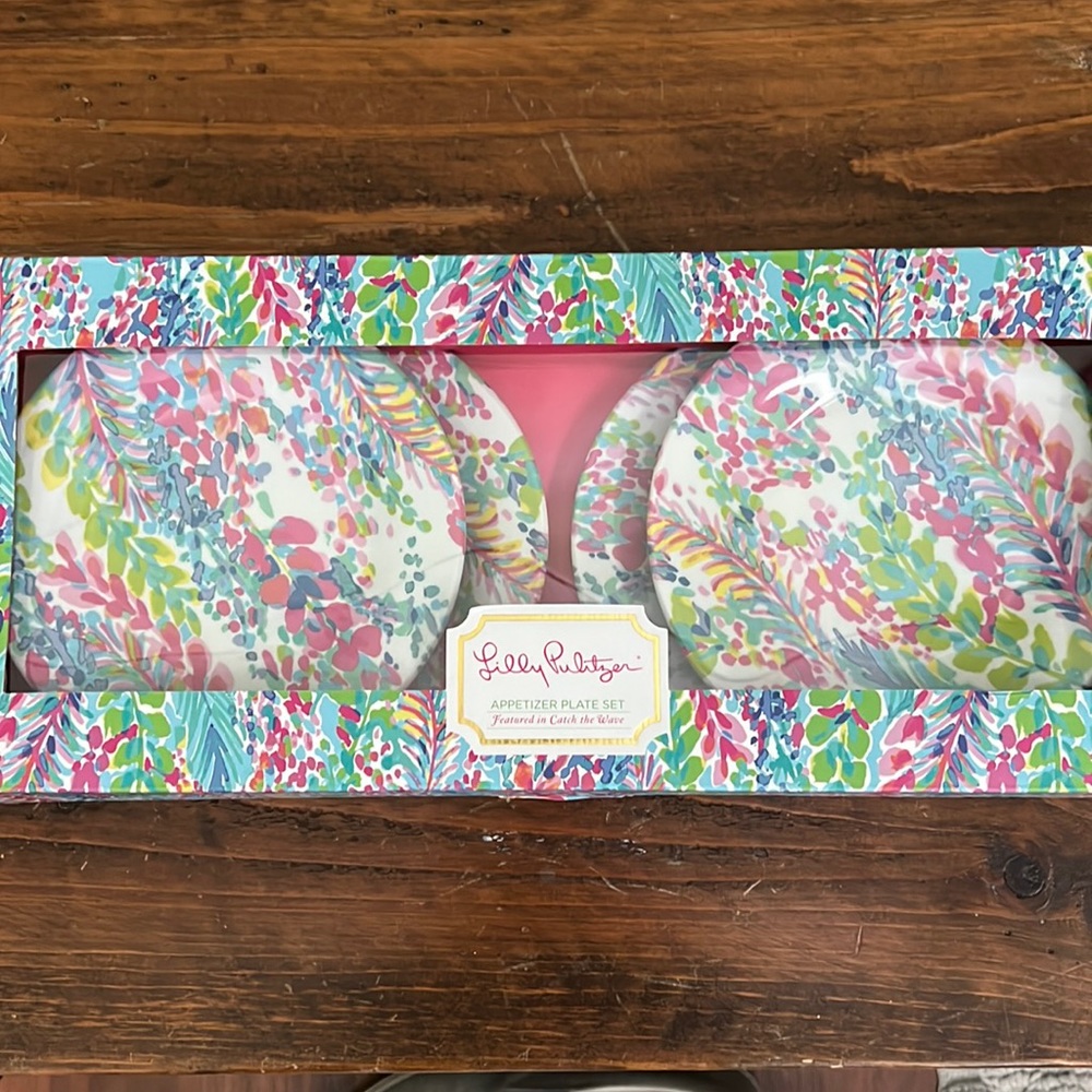 Lilly Pulitzer Appetizer Plates